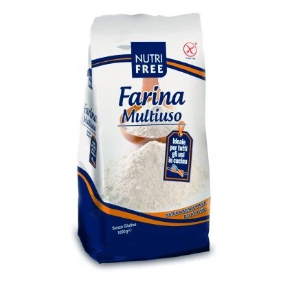 Nutrifree Farina Multiuso 1kg, farina senza glutine, categoria farine