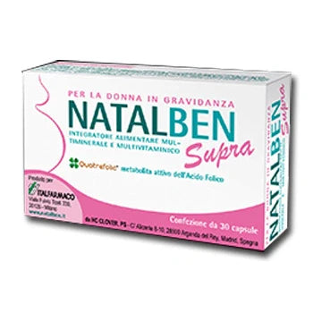 Italfarmaco Natalben Supra 30 capsule Integratore gravidanza