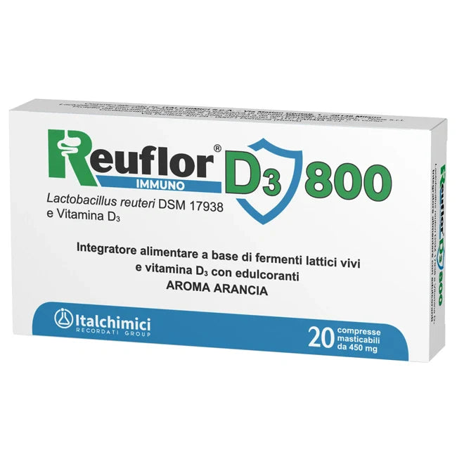 Italchimici Reuflor D3 800 20 compresse Integratori