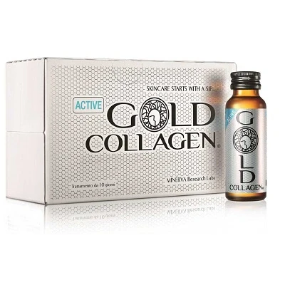 Minerva Research Labs Gold Collagen Active 10 Flaconi Parafarmaco