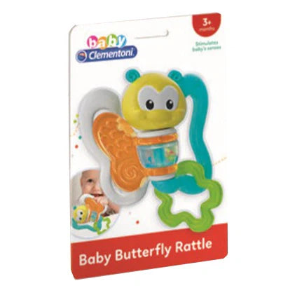 Clementoni Sonaglio Farfalla, giocattolo per neonati, categoria giocattoli