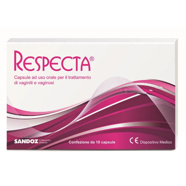 Sandoz Respecta 10 capsule per vaginiti, dispositivo medico
