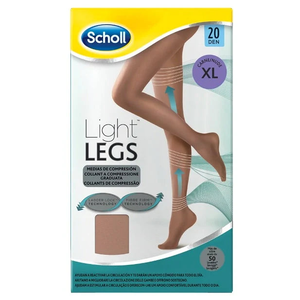 Dr. Scholl Lightlegs 20 Denari XL Nude Calze
