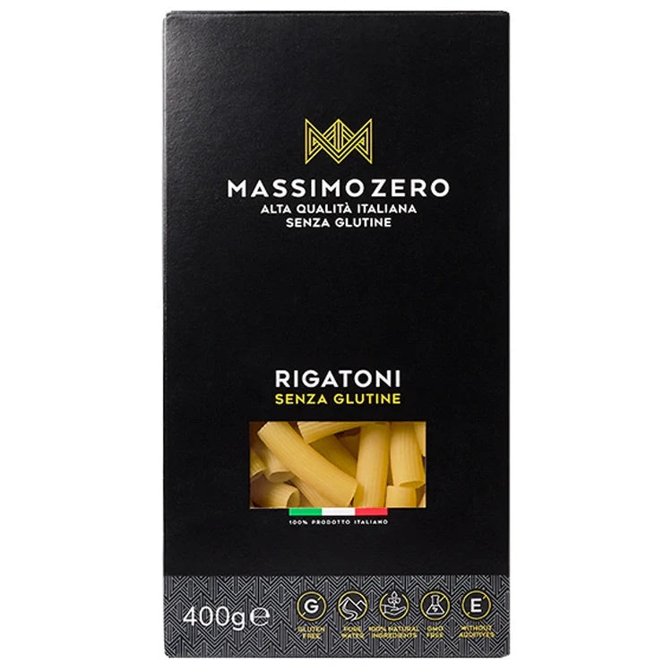 Massimo Zero Rigatoni senza glutine 400g Alimenti
