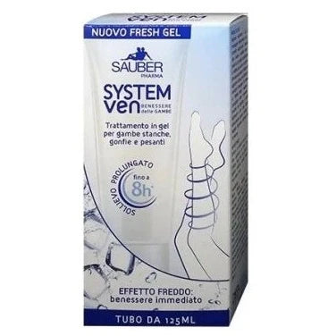 Sauber System Ven Gel 125 ml, trattamento per gambe, parafarmaco