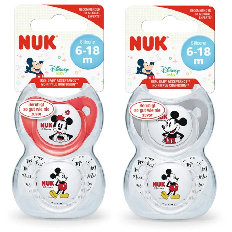 Nuk Succhietto Mickey 6-18 mesi, silicone, dispositivi medici