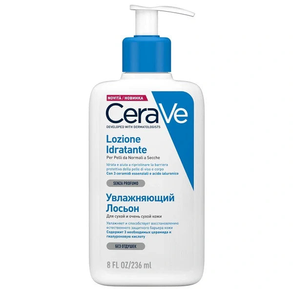 CeraVe Lozione Idratante 236 ml, idratante per il corpo