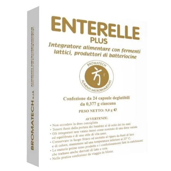 Bromatech Enterelle Plus 24 capsule, integratore fermenti lattici