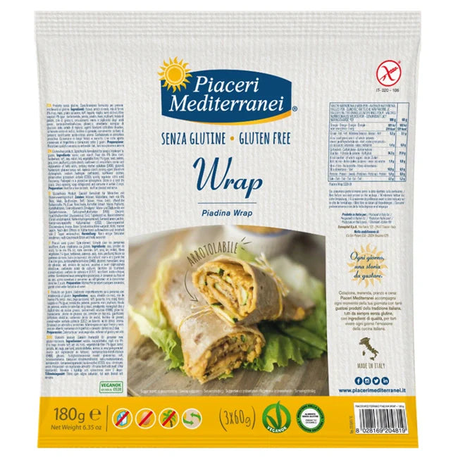 Piaceri Mediterranei Piadina Wrap 180g Parafarmaco
