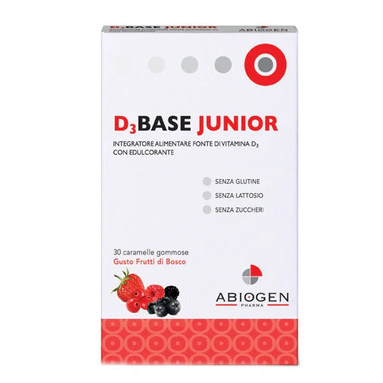Abiogena D3Base Junior Caramelle Gommose 30pz Integratori