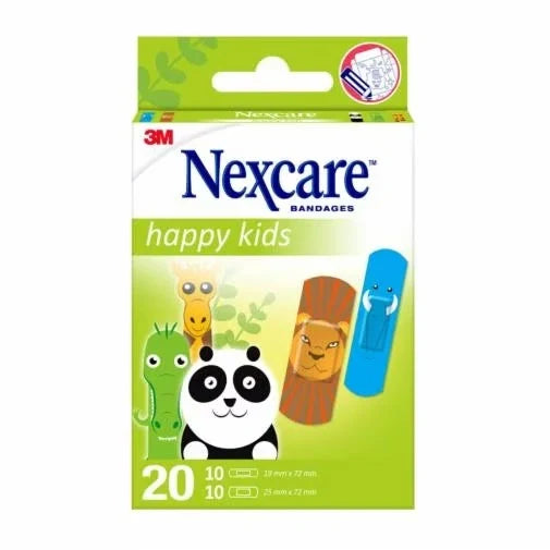 3M Cerotti Nexcare Kids Plasters Animali 20 Pezzi Dispositivi medici