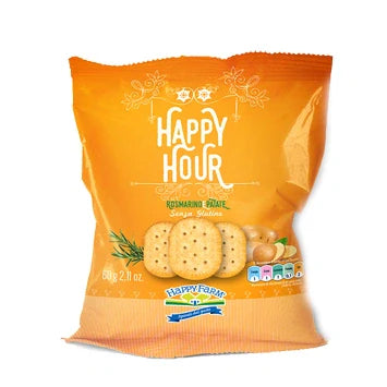 Happy Farm Happy Hour Rosmarino e Patate 60 g, snack senza glutine