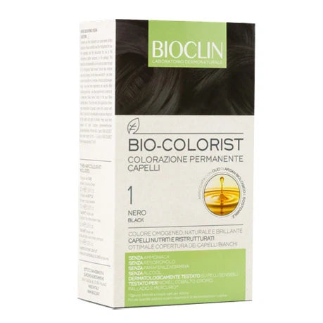 Bioclin Bio Colorist 1 Nero, tintura per capelli, cosmetici