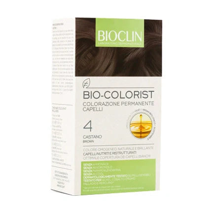 Bioclin Bio Colorist 4 Castano, tinta per capelli, categoria Tinte
