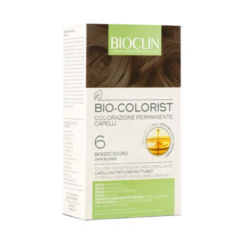 Bioclin Bio Colorist 6 Biondo Scuro, tinta per capelli, categoria Tinte