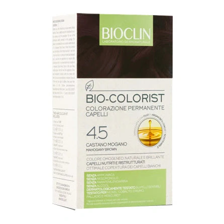 Bioclin Bio Colorist 4.5 Castano Mogano, 50 ml, Cosmetici per capelli