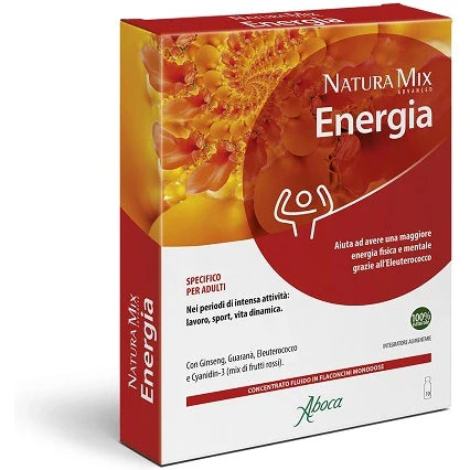 Aboca Natura Mix Advanced Energia 10 Flaconcini Integratori