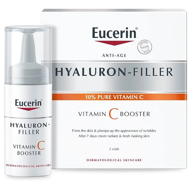 Eucerin Hyal Filler Vit C 3x8ml, siero antirughe, cosmetici