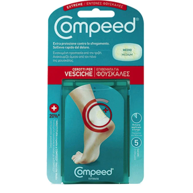 Perrigo Compeed cerotti tallone sport 5 pezzi Dispositivo medico
