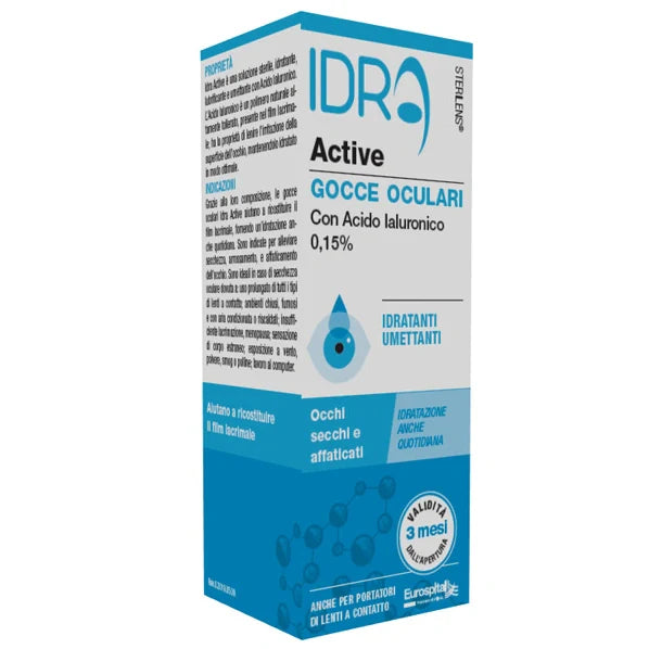Eurospital Sterilens Idra Active 10ml Gocce Oculari Dispositivo Medico