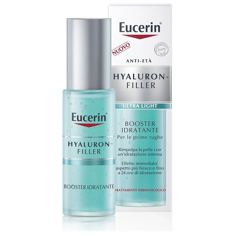 Eucerin Hyal Filler Booster Idratante 30 ml, cosmetico antirughe per il viso