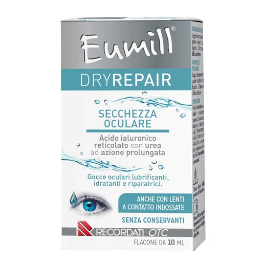 Eumill Dryrepair Gocce Oculari 10 ml, Dispositivo medico per la secchezza oculare