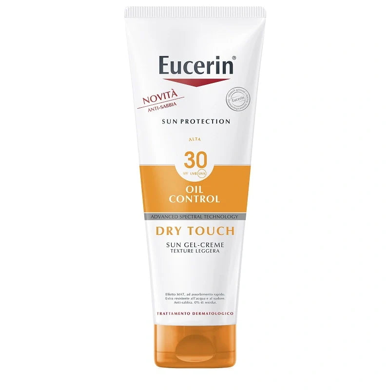 Eucerin Sun Gel Dry Touch 30+, 200 ml, protezione solare