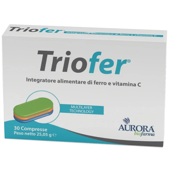 Aurora Biofarma Triofer 30 compresse Integratore minerali