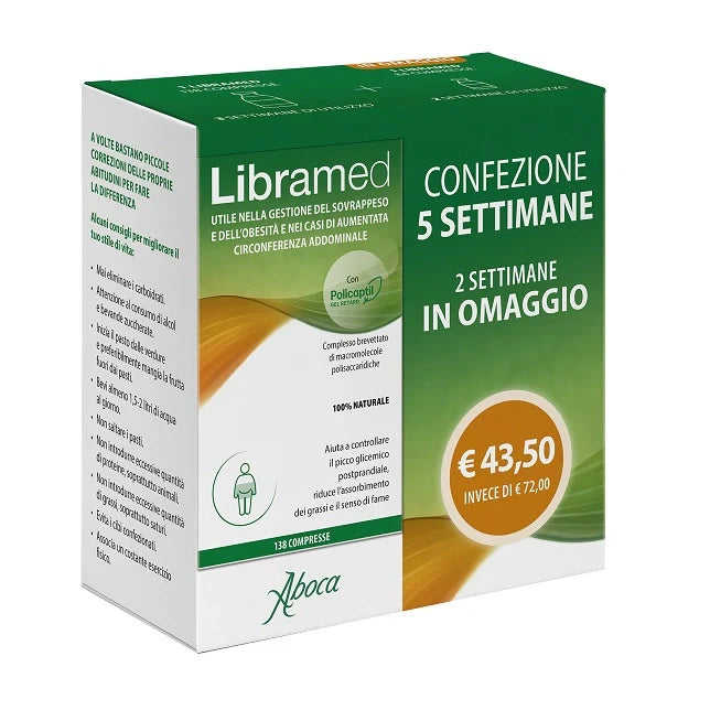 Aboca Libramed Trattamento 5 Settimane 138+84 Compresse Dispositivo medico
