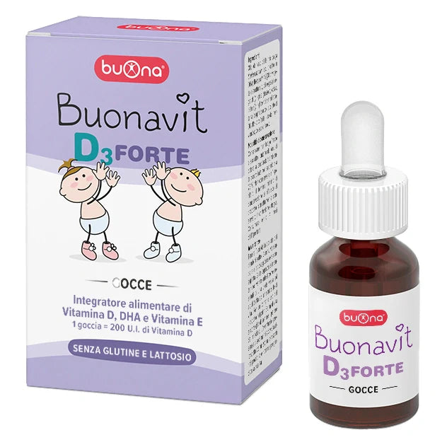 Buonavit D3 Forte 12 ml, integratore, vitamine, salute