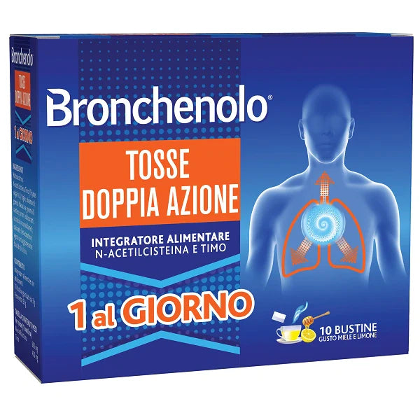 Perrigo Bronchenolo Tosse Doppia Azione 10 Bustine Parafarmaco
