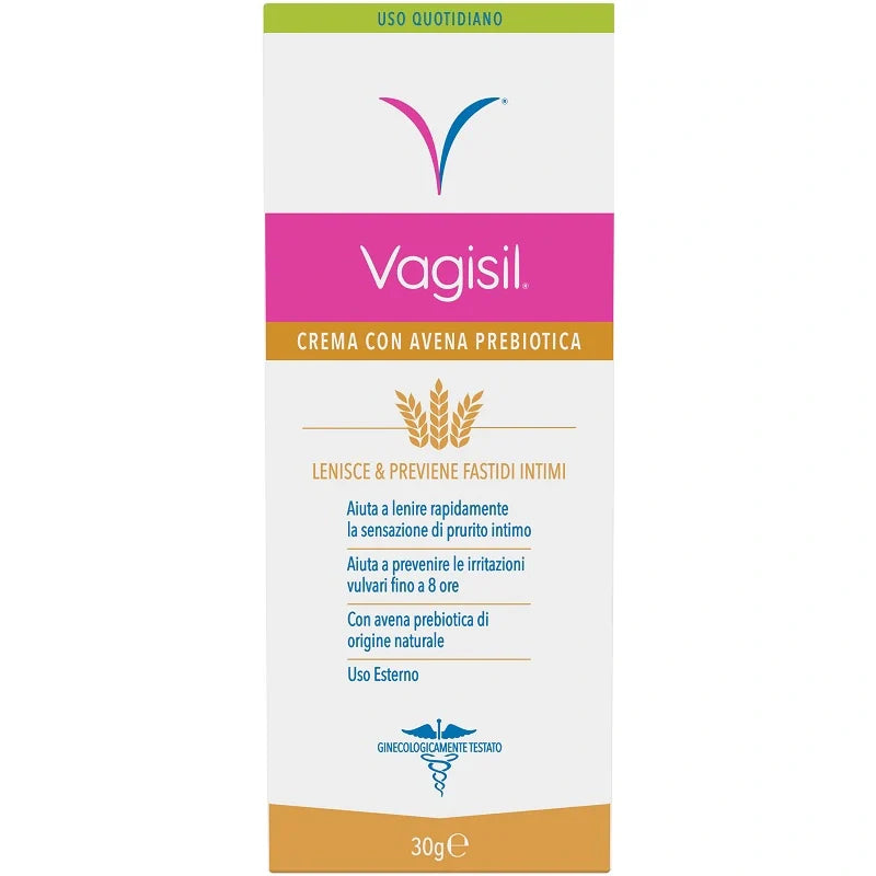 Vagisil Crema Avena Prebiotica 30 g, Igiene intima