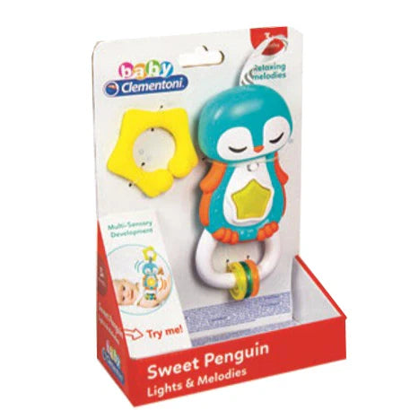 Clementoni Sonaglino Pinguino Interattivo - Giocattolo per bambini