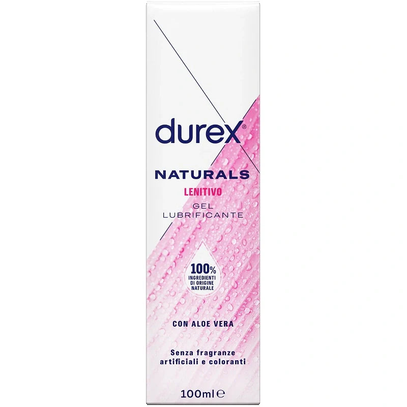 Durex Naturals Lenitivo 100 ml, gel lubrificante, dispositivi medici