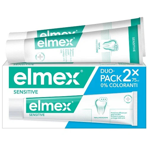 Colgate-Palmolive Elmex dentifricio sensitive 2x75 ml Dentifrici