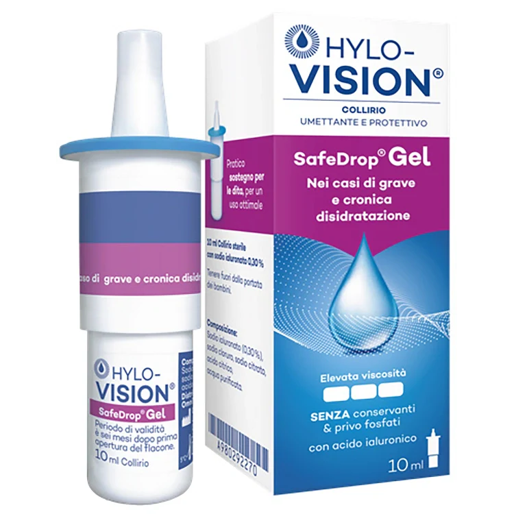 Omnivision HyloVision Safe Drop Gel 0,3% 10 ml Dispositivo medico