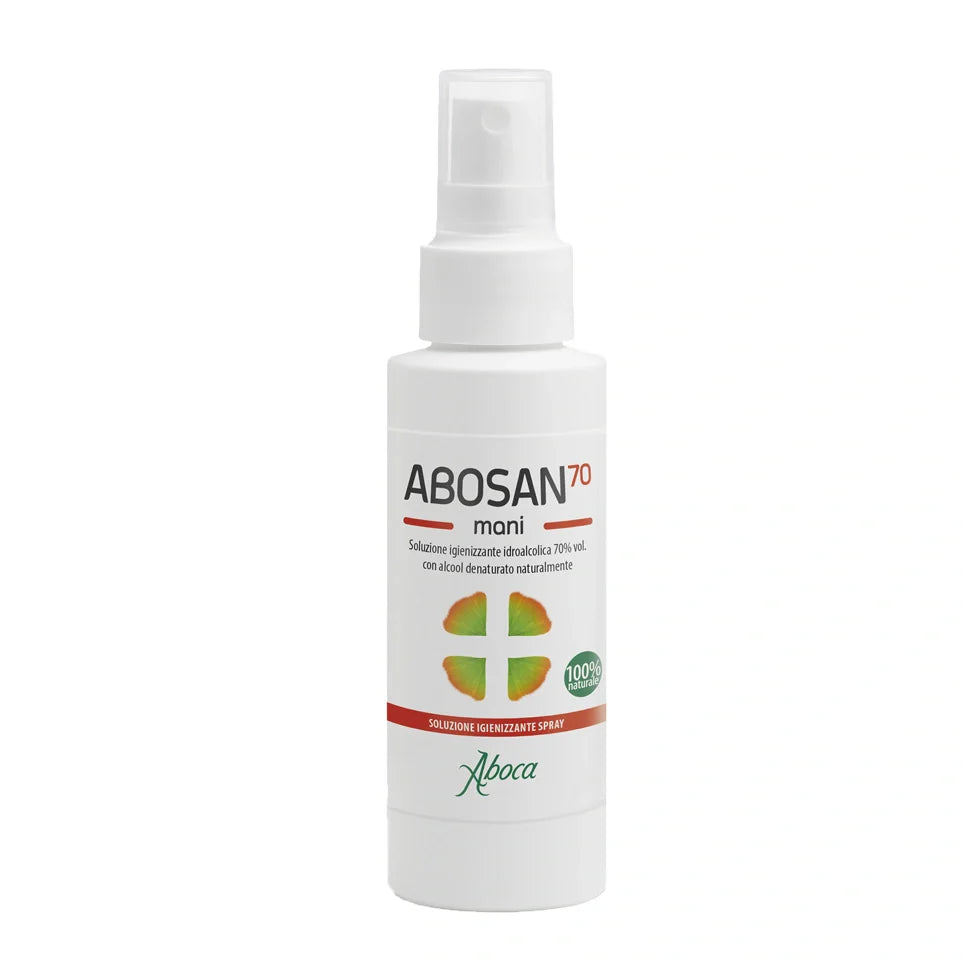 Aboca Abosan70 Soluzione Igienizzante Mani 100 ml Spray Dispositivi medici