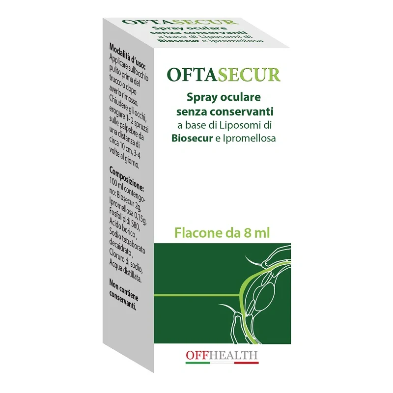 Offhealth Oftasecur Biosecur Spray Oculare 8 ml Dispositivo medico