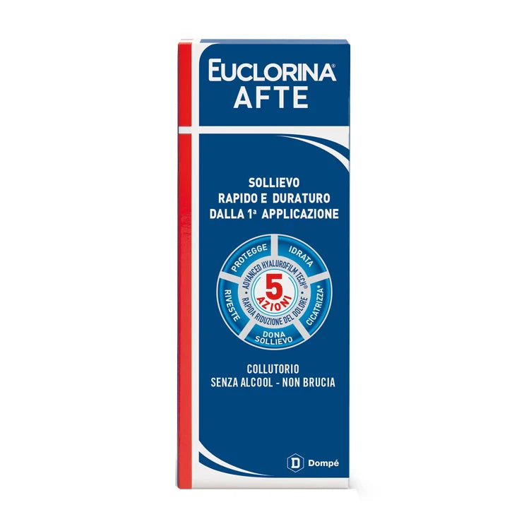 Dompe Farmaceutici Euclorina Afte Collutorio 120ml Dispositivo medico