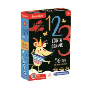 Clementoni 1,2,3 Conta con Me, gioco educativo, Giocattoli prima infanzia