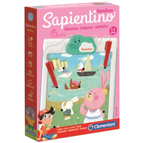 Clementoni Sapientino Bambina, gioco educativo, Giocattoli prima infanzia