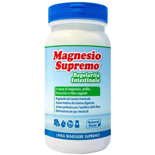 Natural Point Magnesio Supremo Regolarità Intestinale 150 g Integratori