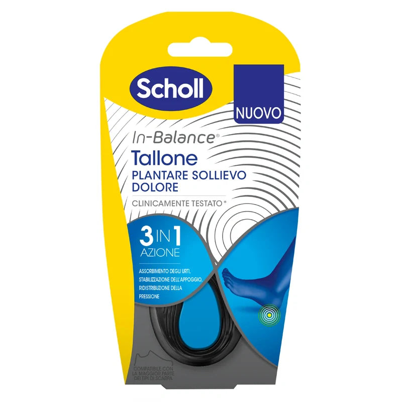 Scholl Plantare Tallone S 2pz, Dispositivo medico, Plantari