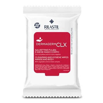 Rilastil Dermagerm Salviettine Igienizzanti 15pz, Parafarmaci
