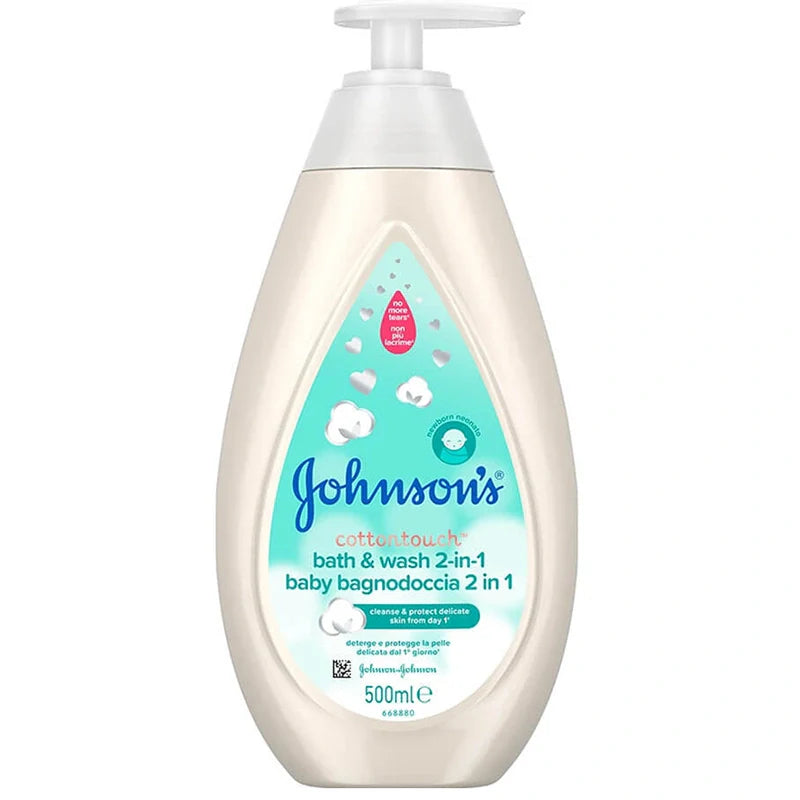Johnson's Cottontouch Bagnodoccia 500 ml, Cosmetici per neonati