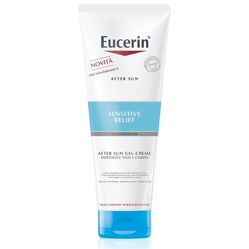 Eucerin After Sun Sensitive 200 ml, doposole per corpo, cosmetici