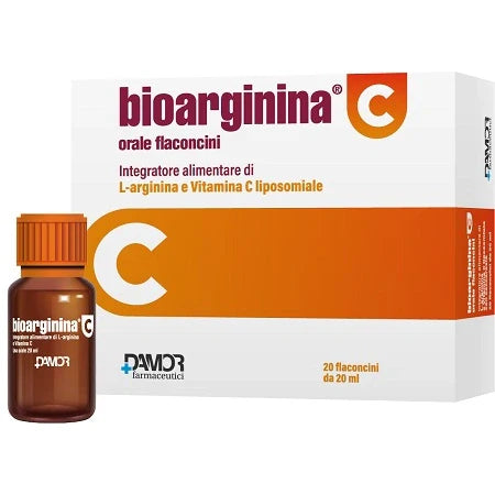 Farmaceutici Damor Bioarginina C Orale 20 flaconcini Integratori