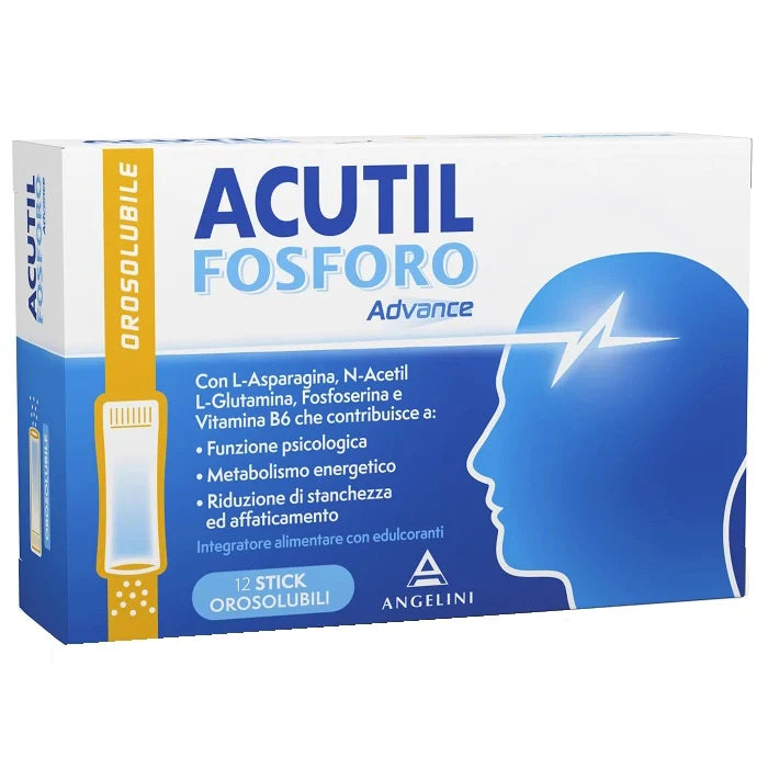 Angelini Acutil Fosforo Advance 12 Stick Integratori