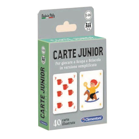Clementoni Carte Junior 40 carte da gioco per bambini