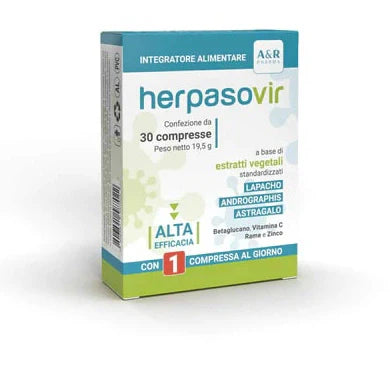 A&R Pharma Herpasovir 30 Compresse Parafarmaco